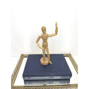 Ikea Gestalta Natural Wood 13” Artist’s Posable Jointed Figure Sketch Model